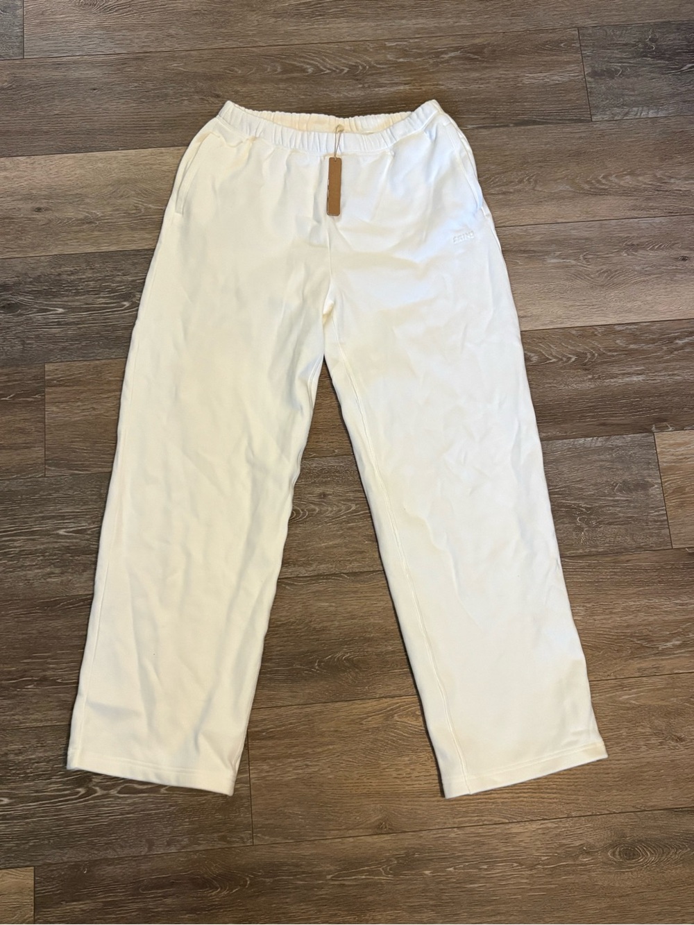 Skims Kim Kardashian Women’s Cotton Fleece Classic Straight Leg Pant Medium